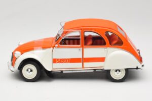 Citroen 2CV Spot Oranžinis & Baltas Solido 1:18 421183600 Metalas - nuotrauka 4 iš 8