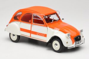 Citroen 2CV Spot Oranžinis & Baltas Solido 1:18 421183600 Metalas - nuotrauka 6 iš 8