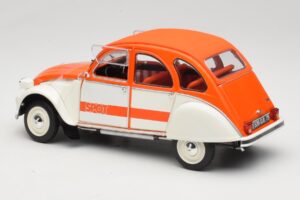 Citroen 2CV Spot Oranžinis & Baltas Solido 1:18 421183600 Metalas - nuotrauka 7 iš 8