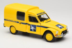 Citroen Acadiane Michelin Geltonas Solido 1:18 S1800406 Metalas - nuotrauka 4 iš 6