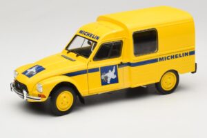 Citroen Acadiane Michelin Geltonas Solido 1:18 S1800406 Metalas