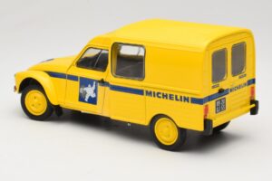 Citroen Acadiane Michelin Geltonas Solido 1:18 S1800406 Metalas - nuotrauka 5 iš 6