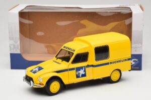 Citroen Acadiane Michelin Geltonas Solido 1:18 S1800406 Metalas - nuotrauka 6 iš 6