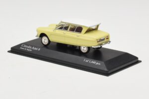 Citroen Ami 6 Geltonas Baltas Minichamps 1:43 400111661 Metalas - nuotrauka 3 iš 4