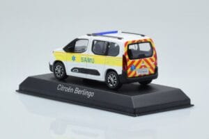 Citroen Berlingo Ambulance SAMU Baltas Geltonas Norev 1:43 155769 Metalas - nuotrauka 3 iš 4