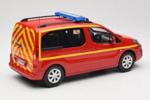 Citroen Berlingo II Pompiers Raudonas Norev 1:18 181641 Metalas - nuotrauka 2 iš 6