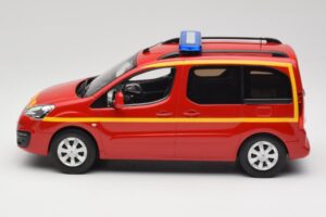 Citroen Berlingo II Pompiers Raudonas Norev 1:18 181641 Metalas - nuotrauka 3 iš 6