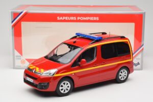 Citroen Berlingo II Pompiers Raudonas Norev 1:18 181641 Metalas - nuotrauka 6 iš 6