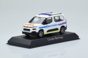 Citroen Berlingo Police Municipale v2 Baltas Mėlynas Norev 1:43 155768 Metalas - nuotrauka 2 iš 4