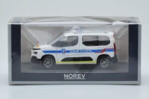 Citroen Berlingo Police Municipale v2 Baltas Mėlynas Norev 1:43 155768 Metalas - nuotrauka 4 iš 4