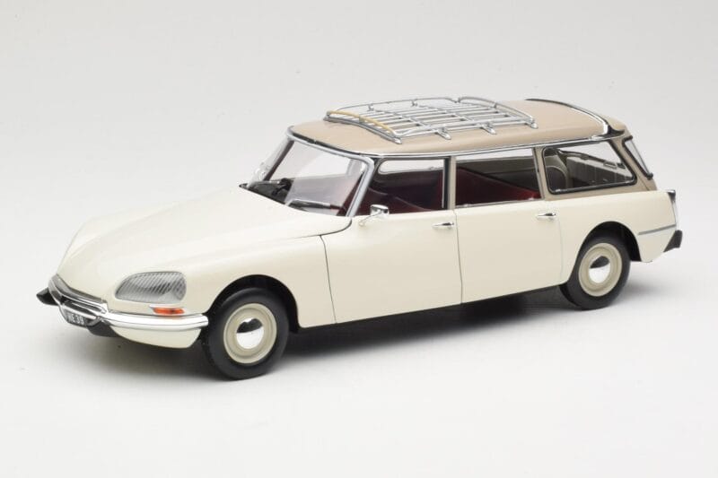 Citroen DS21 Break Baltas Norev 1:18 181590 Metalas