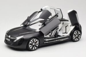 Citroen C-Metisse Matte Black Norev 1:18 181597 Metalas - nuotrauka 2 iš 8