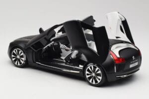 Citroen C-Metisse Matte Black Norev 1:18 181597 Metalas - nuotrauka 5 iš 8