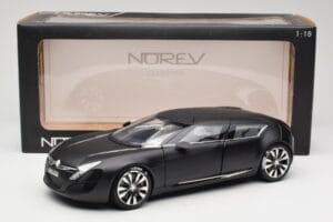 Citroen C-Metisse Matte Black Norev 1:18 181597 Metalas - nuotrauka 8 iš 8