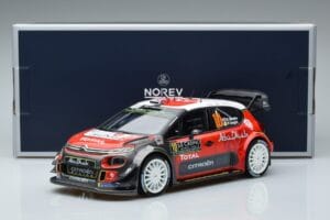 Citroen C3 WRC #10 K. Meeke / P. Nagle Rally Monte Carlo 2018 Norev 1:18 181636 Metalas - nuotrauka 6 iš 6