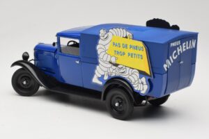 Citroen C4 F Pas de Pneus Trop Petit Mėlynas Solido 1:18 151235-00 Metalas - nuotrauka 7 iš 8