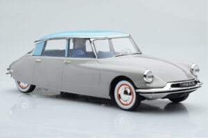 Citroen DS 19 Pilkas Norev 1:18 181763 Metalas - nuotrauka 4 iš 6