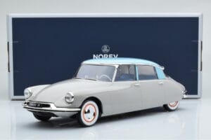 Citroen DS 19 Pilkas Norev 1:18 181763 Metalas - nuotrauka 6 iš 6