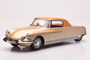 Citroen DS 19 Le Dandy Smėlio ir Ruda Norev 1:18 181741 Metalas