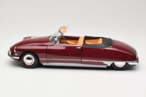 Citroen DS19 Kabrioletas Bordeaux Norev 1:18 181561 Metalas - nuotrauka 4 iš 8