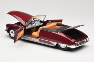 Citroen DS19 Kabrioletas Bordeaux Norev 1:18 181561 Metalas - nuotrauka 5 iš 8