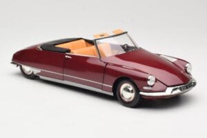 Citroen DS19 Kabrioletas Bordeaux Norev 1:18 181561 Metalas - nuotrauka 6 iš 8