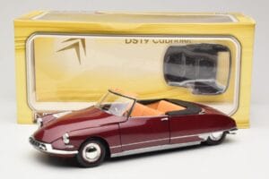 Citroen DS19 Kabrioletas Bordeaux Norev 1:18 181561 Metalas - nuotrauka 8 iš 8
