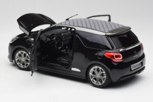 Citroen DS3 Cabrio Perla Nera Juodas Norev 1:18 AMC019115 Metalas - nuotrauka 5 iš 8