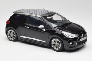 Citroen DS3 Cabrio Perla Nera Juodas Norev 1:18 AMC019115 Metalas - nuotrauka 6 iš 8