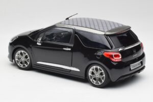 Citroen DS3 Cabrio Perla Nera Juodas Norev 1:18 AMC019115 Metalas - nuotrauka 7 iš 8