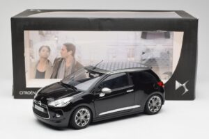 Citroen DS3 Cabrio Perla Nera Juodas Norev 1:18 AMC019115 Metalas - nuotrauka 8 iš 8