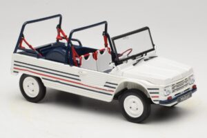 Citroen Mehari Mėlynas Baltas Raudonas Norev 1:18 181805 Metalas