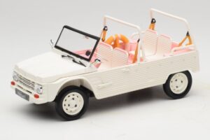 Citroen Mehari Eden Sorbet Baltas ir Rožinis Norev 1:18 181804 Metalas
