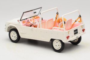 Citroen Mehari Eden Sorbet Baltas ir Rožinis Norev 1:18 181804 Metalas - nuotrauka 5 iš 6