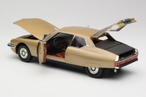 Citroen SM Maserati Auksinis Norev 1:18 181585 Metalas - nuotrauka 5 iš 8