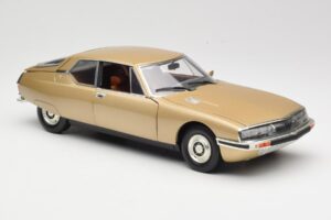 Citroen SM Maserati Auksinis Norev 1:18 181585 Metalas - nuotrauka 6 iš 8