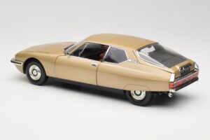 Citroen SM Maserati Auksinis Norev 1:18 181585 Metalas - nuotrauka 7 iš 8