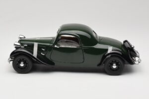 Citroen Traction Avant 11 Coupe Žalias Solido 1:18 8179 Metalas - nuotrauka 4 iš 8