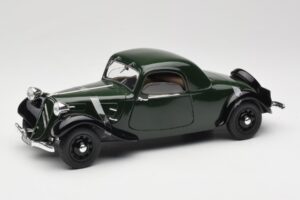 Citroen Traction Avant 11 Coupe Žalias Solido 1:18 8179 Metalas