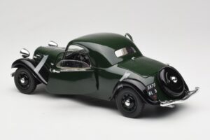 Citroen Traction Avant 11 Coupe Žalias Solido 1:18 8179 Metalas - nuotrauka 5 iš 8