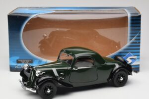 Citroen Traction Avant 11 Coupe Žalias Solido 1:18 8179 Metalas - nuotrauka 8 iš 8