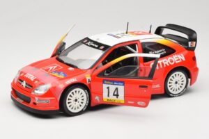 Citroen Xsara T4 WRC #14 P. Bugalski / J-P. Chiaroni WRC 2001 Solido 1:18 9021 Metalas - nuotrauka 2 iš 8