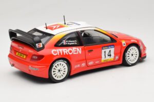 Citroen Xsara T4 WRC #14 P. Bugalski / J-P. Chiaroni WRC 2001 Solido 1:18 9021 Metalas - nuotrauka 3 iš 8