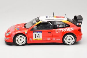 Citroen Xsara T4 WRC #14 P. Bugalski / J-P. Chiaroni WRC 2001 Solido 1:18 9021 Metalas - nuotrauka 4 iš 8