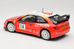 Citroen Xsara T4 WRC #14 P. Bugalski / J-P. Chiaroni WRC 2001 Solido 1:18 9021 Metalas - nuotrauka 7 iš 8