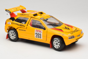 Citroen ZX Rallye Raid #203 1992 Solido 1:18 9003-N1 Metalas - nuotrauka 6 iš 8