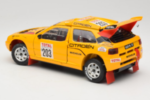 Citroen ZX Rallye Raid #203 1992 Solido 1:18 9003-N1 Metalas - nuotrauka 7 iš 8