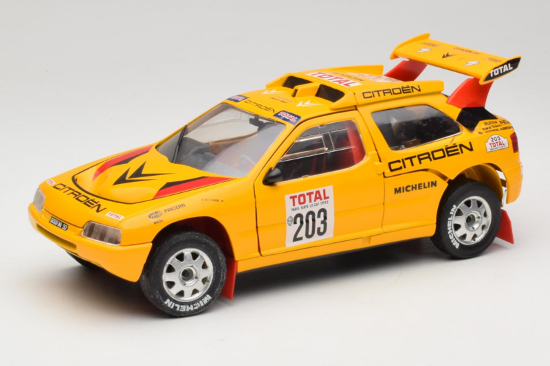 Citroen ZX Rallye Raid #203 1992 Solido 1:18 9003-N1 Metalas