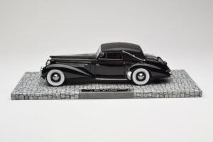 Delage D8-120 Kabrioletas Juodas Minichamps 1:18 107115131 Metalas - nuotrauka 3 iš 6