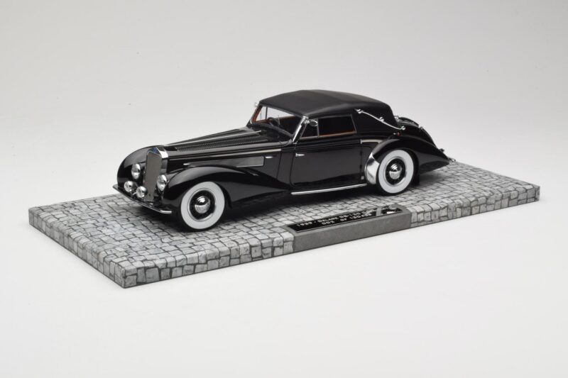 Delage D8-120 Kabrioletas Juodas Minichamps 1:18 107115131 Metalas